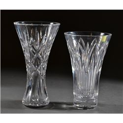(2) Waterford Crystal Vases