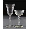 Image 2 : (24) Etched Wine & Desert Stems, Probably Heissey