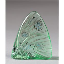 Baccarat Painted Glass Butterfly