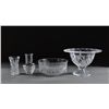 Image 1 : Grouping of (4) Pieces of Clear Glass