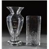 Image 1 : (2) Clear Glass Vases Including Gorham