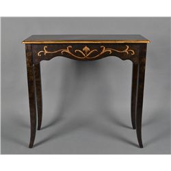 A Neoclassical Painted Hall Table