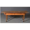 Image 1 : An English Oak 2-Drawer Harvest Table