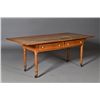 Image 3 : An English Oak 2-Drawer Harvest Table