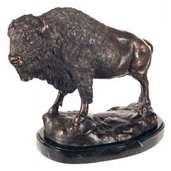 Bronze Statue of a Buffalo