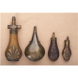 Four Powder Flasks