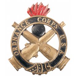 Brass Ordnance Corps Plaque