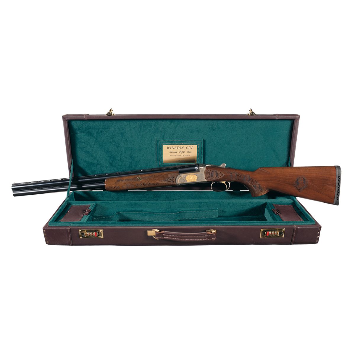 Engraved American Arms Silver I Winston Cup 25th Anniversary Over/Under ...