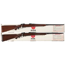 Two Boxed Ruger Model 77 Rifles