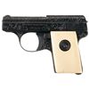Image 1 : Period Custom Engraved Walther Model 9 Semi-Automatic Pistol with Ivory Grips