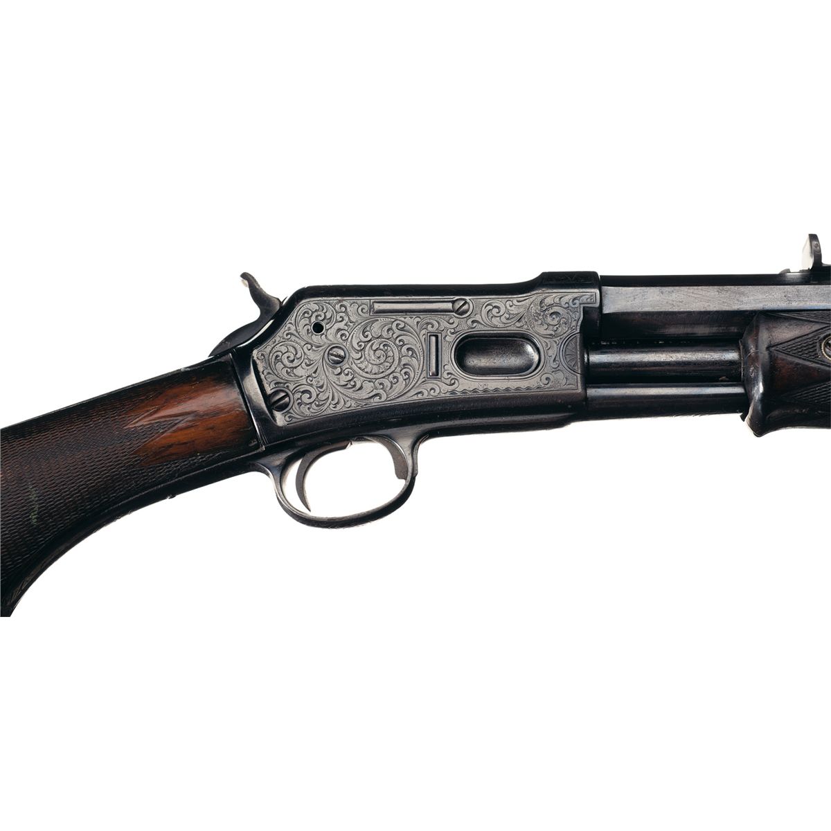 Colt Medium Frame Lightning Slide Action Rifle with Factory Engraving ...