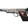 Image 3 : Exceptional, Rare, Like New, Factory Engraved Pre-War Colt Match Target Woodsman .22 Semi-Automatic 