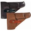 Image 1 : Two Late War Ersatz Holsters for a Walther PP Pistol