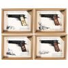 Image 1 : Collector's Lot of Four Cased Colt WWI Commemorative Model 1911 Pistols with Matching Numbers