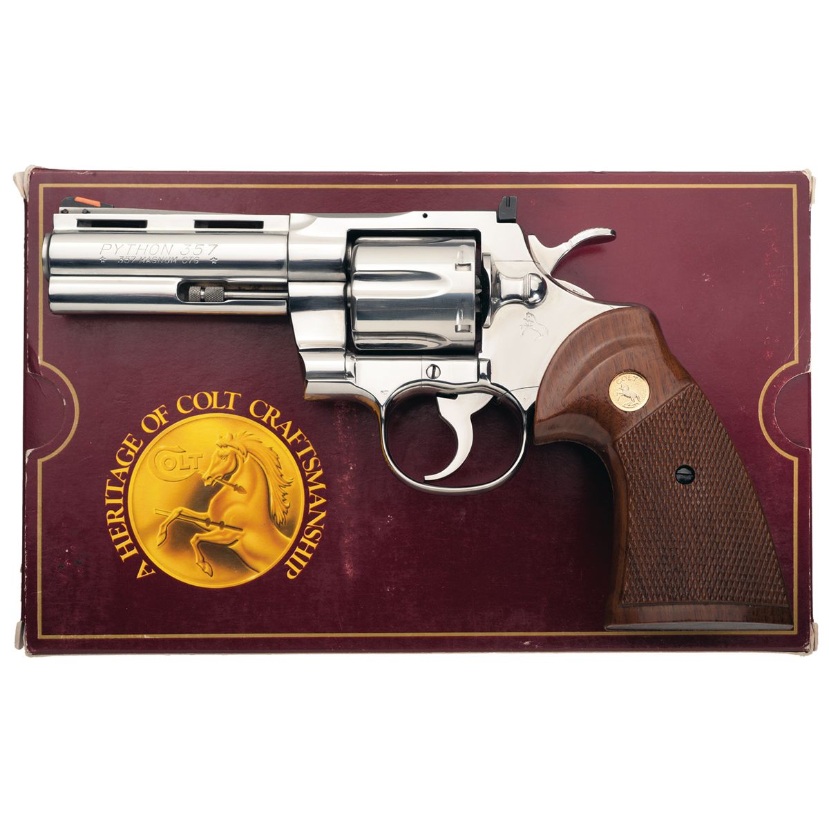 Colt Python Model Double Action Revolver with Box