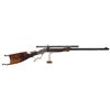 Image 1 : Magnificent Engraved Stevens Model 54 Schuetzen Special Single Shot Rifle with Stevens Scope