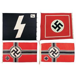 Four Nazi Flags