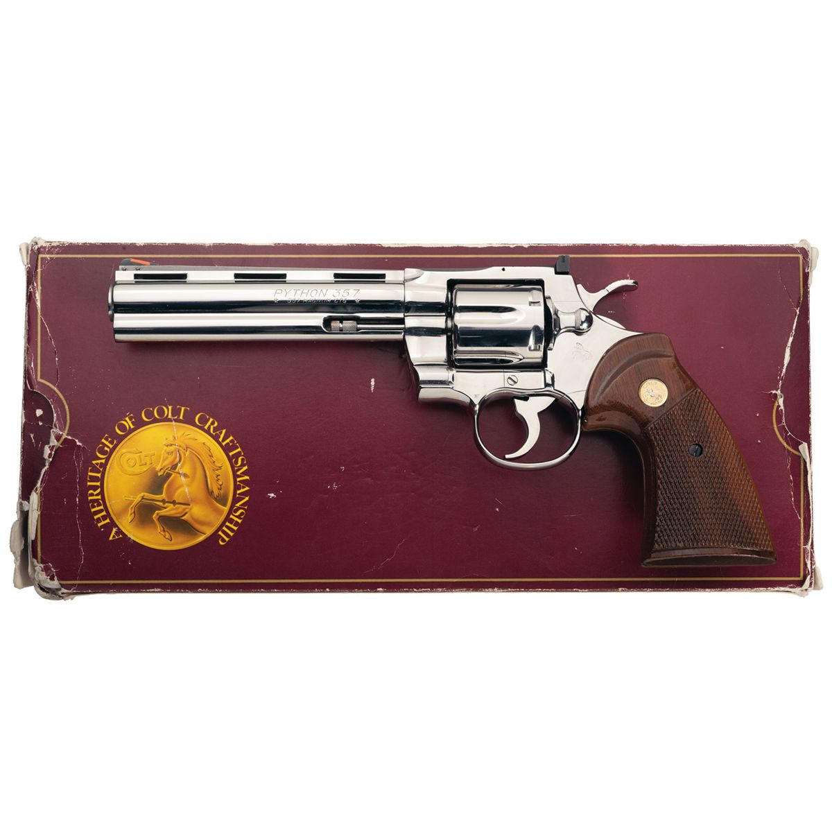 Colt Python Model Double Action Revolver with Box