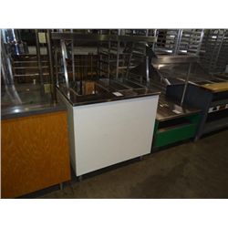 WELLS HOT/COLD SERVING UNIT W/ SNEEZE GUARDS