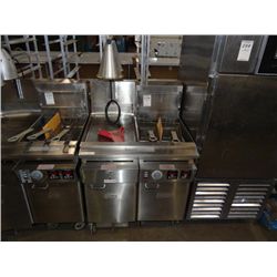 KEATING MOD: 14TSFM E ELECTRIC FRYER W/ MOD: CF-14 FILTER AND WARMING STATION