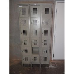 NEW WINHOLT MOD: WL-618/ST LOCKER CABINET (18 LOCKERS)