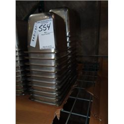 6"X6"X6" S/S PANS (X22)