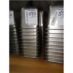 6"X6"X6" S/S PANS (X20)