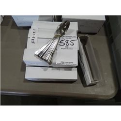 NEW SET OF 1DZ S/S SPOONS (X10)