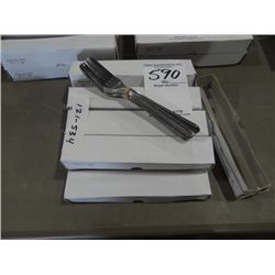 NEW SET OF 1DZ S/S FORKS (X10)