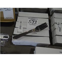 NEW SET OF 1DZ S/S FORKS (X10)