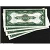 Image 2 : Fr. 237 $1 1923 Silver Certificates Cut Sheet of Four Gem New.