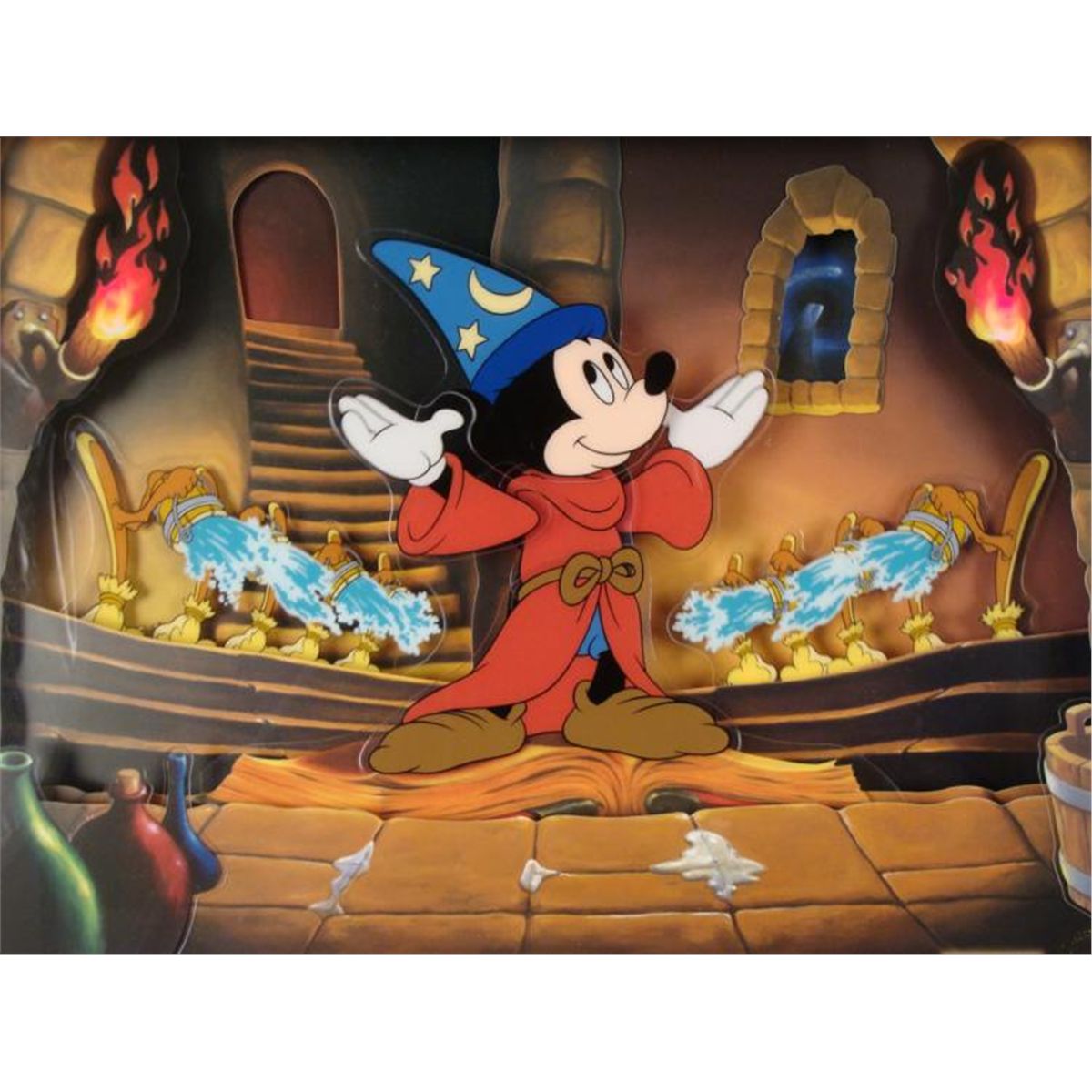 Sorcerers Apprentice Disney Fantasia Animated Picture