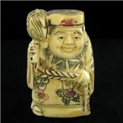 Handcarved Bone Chinese Netsuke (CLB-906)
