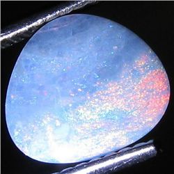 1.21ct Australian Black Opal Doublet Full Fire (GEM-31447)