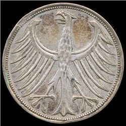 1951D Germany 5M XF/AU (COI-9900)