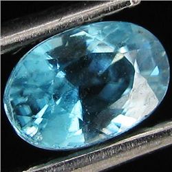 1ct Natural Blue Zircon Cambodia Oval (GEM-29511B)