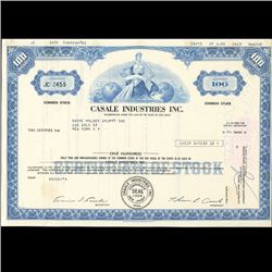 1970s Casale Industries Stock Certificate Scarce (COI-3443)