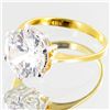 Image 2 : 11.0twc Lab Diamond Gold Vermeil Ring (JEW-3520)