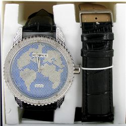 New Ice Time Mens Diamond Bezel Watch (WAT-352)