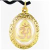 Image 2 : 131twc Lab Diamond/Ruby Ganesh Amulet Pendant (JEW-3546)