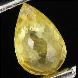 0.78ct Yellow Sapphire Briolette (GEM-16151B)