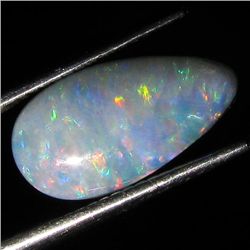 3.4ct Australian Black Opal Doublet Full Fire (GEM-36296)