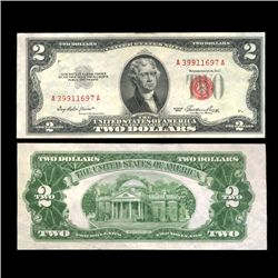 1953 $2 US Note Crisp Circulated SCARCE (COI-4713)