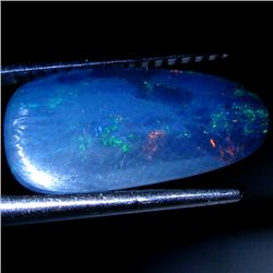 2.25ct Australian Black Opal Doublet Full Fire (GEM-30058)