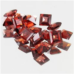 1.6ct Hot Red Garnet Square Cut Parcel (GEM-38648)