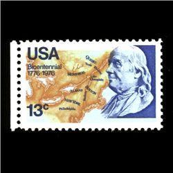 1976 RARE US Postage Stamp ERROR Mint (STM-0011)