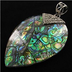 80twc Mother of Pearl Sterling Pendant (JEW-3436)