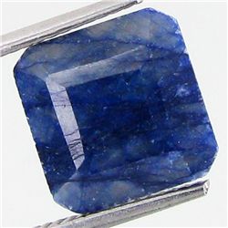 7.75ct Dark Blue African Sapphire Octagon Cut (GEM-37029)