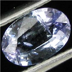 0.76ct Oval Natural Violet Blue Tanzanite (GEM-29510)