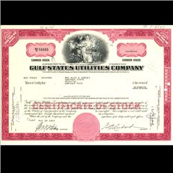 1960s Gulf States Utils Stock Certificate Scarce (COI-3328)